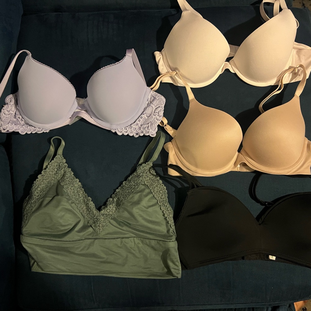 Set of 5 aerie bras